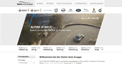 Desktop Screenshot of hutterauto.ch